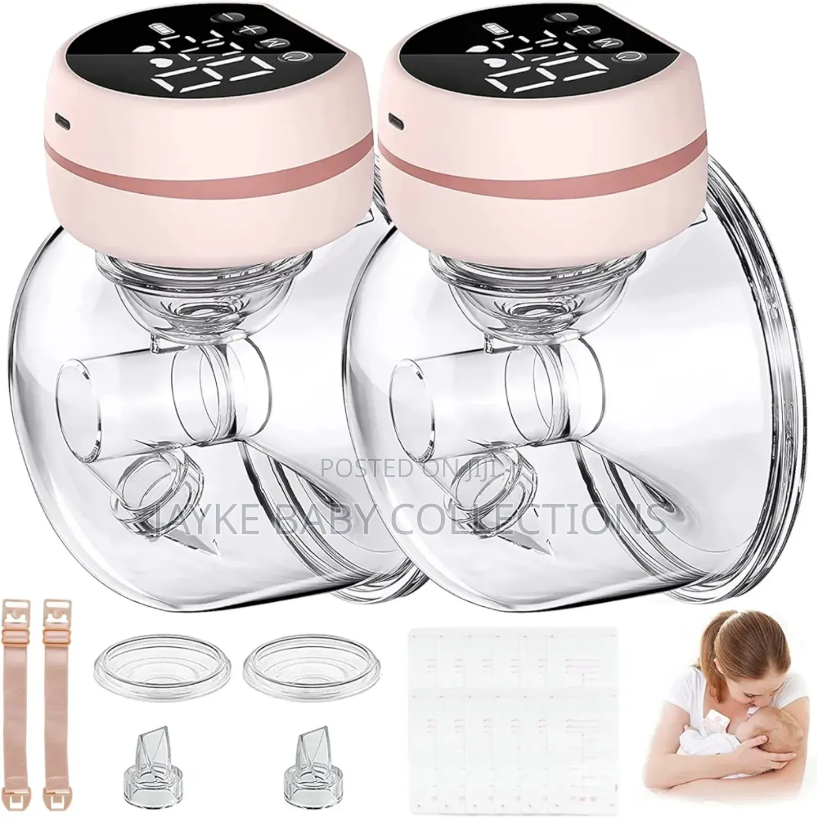 Hands-Free Wearable Breast Pump – Easy Quiet Milk Expression