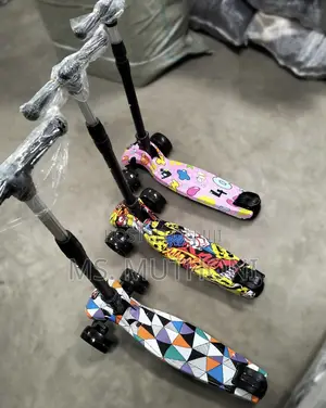 Children's 3-Wheel Kick Scooters, Ft Led Light-Up Wheels