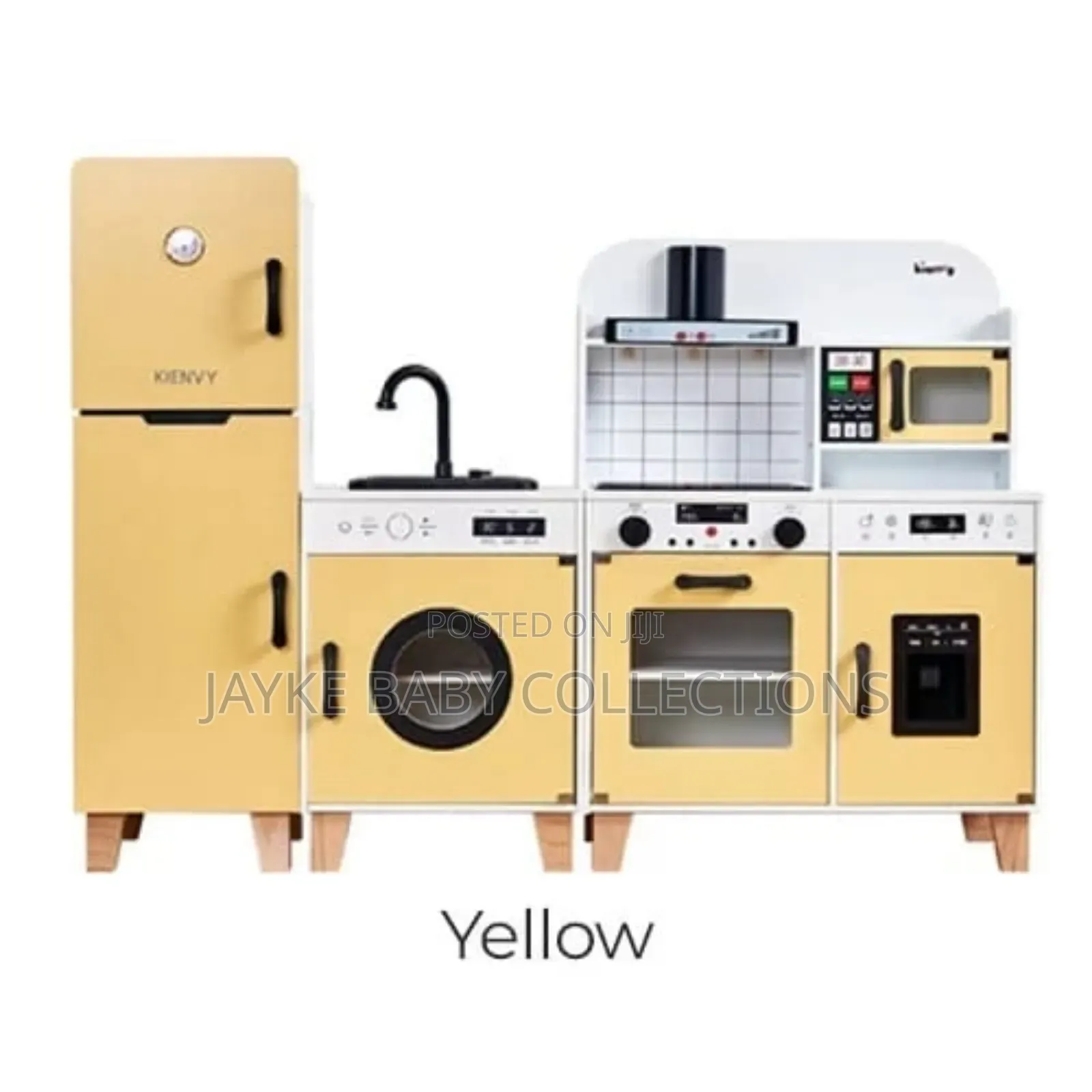 3-in-1 Wooden Play Kitchen – Fun Learning Pretend Cooking
