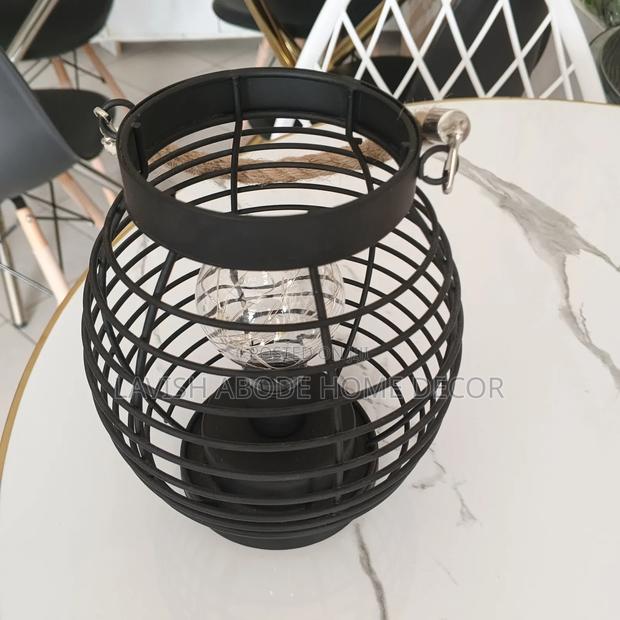 Black Iron Lantern Decor