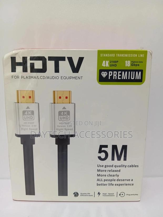 Premium High Speed HDTV Cable (5m) - thumbnail 2
