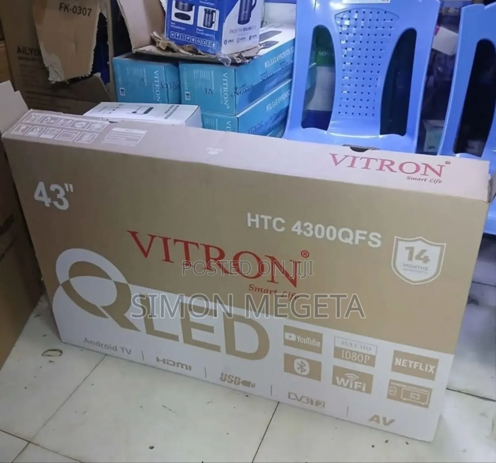 New Model Qled Vitron 43 Inch Smart Tv