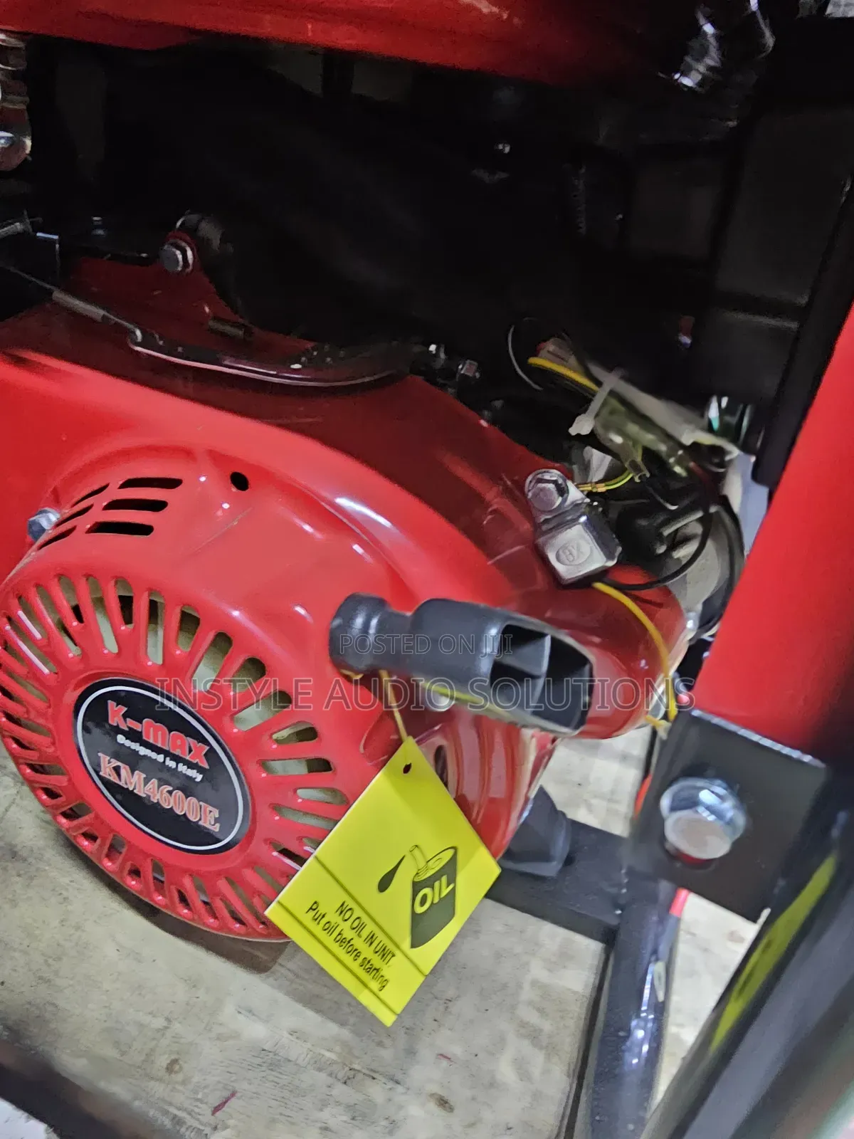 2.4kva Kmax Italy Km4600e Keystart Petrol Engine Generator