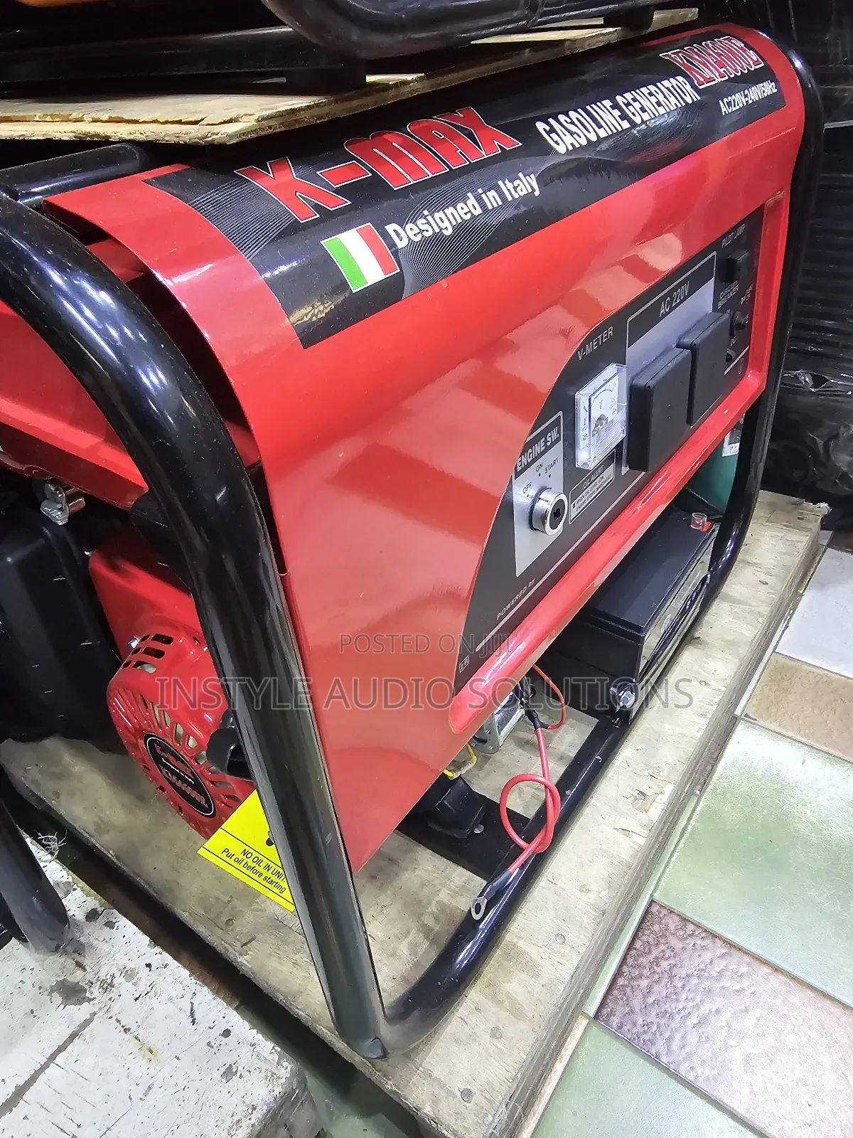 2.4kva Kmax Italy Km4600e Keystart Petrol Engine Generator