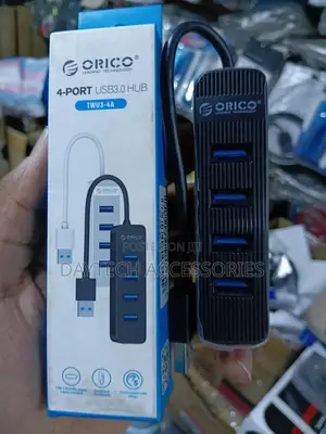 Orico Twu3-4a Portable 4-Port Usb Hub Usb 3.0 Splitter Adapter