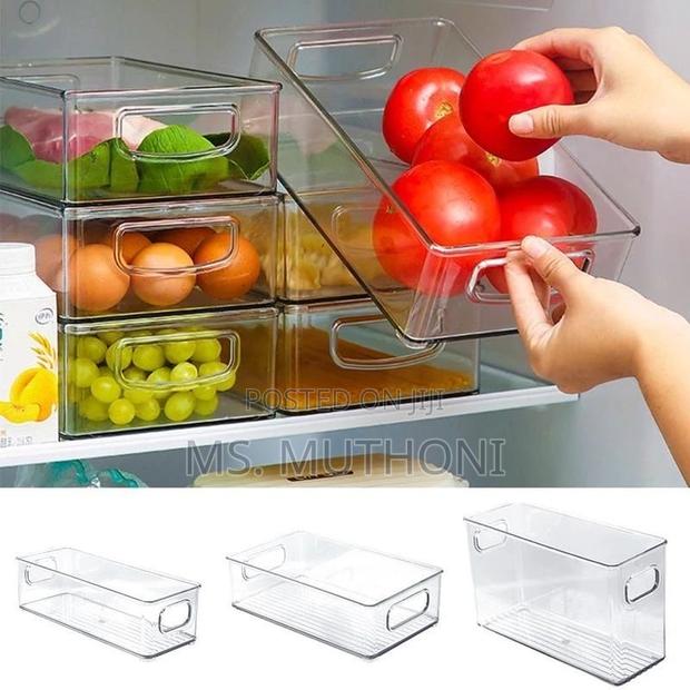 2pcs Transparent Fridge Storage Containers - thumbnail 5