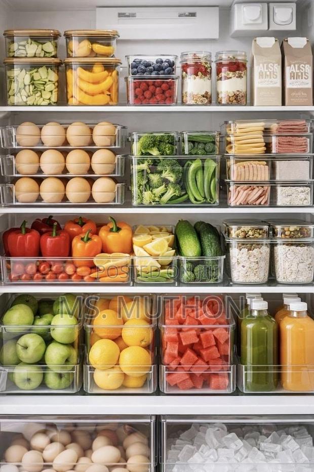 2pcs Transparent Fridge Storage Containers - thumbnail 4