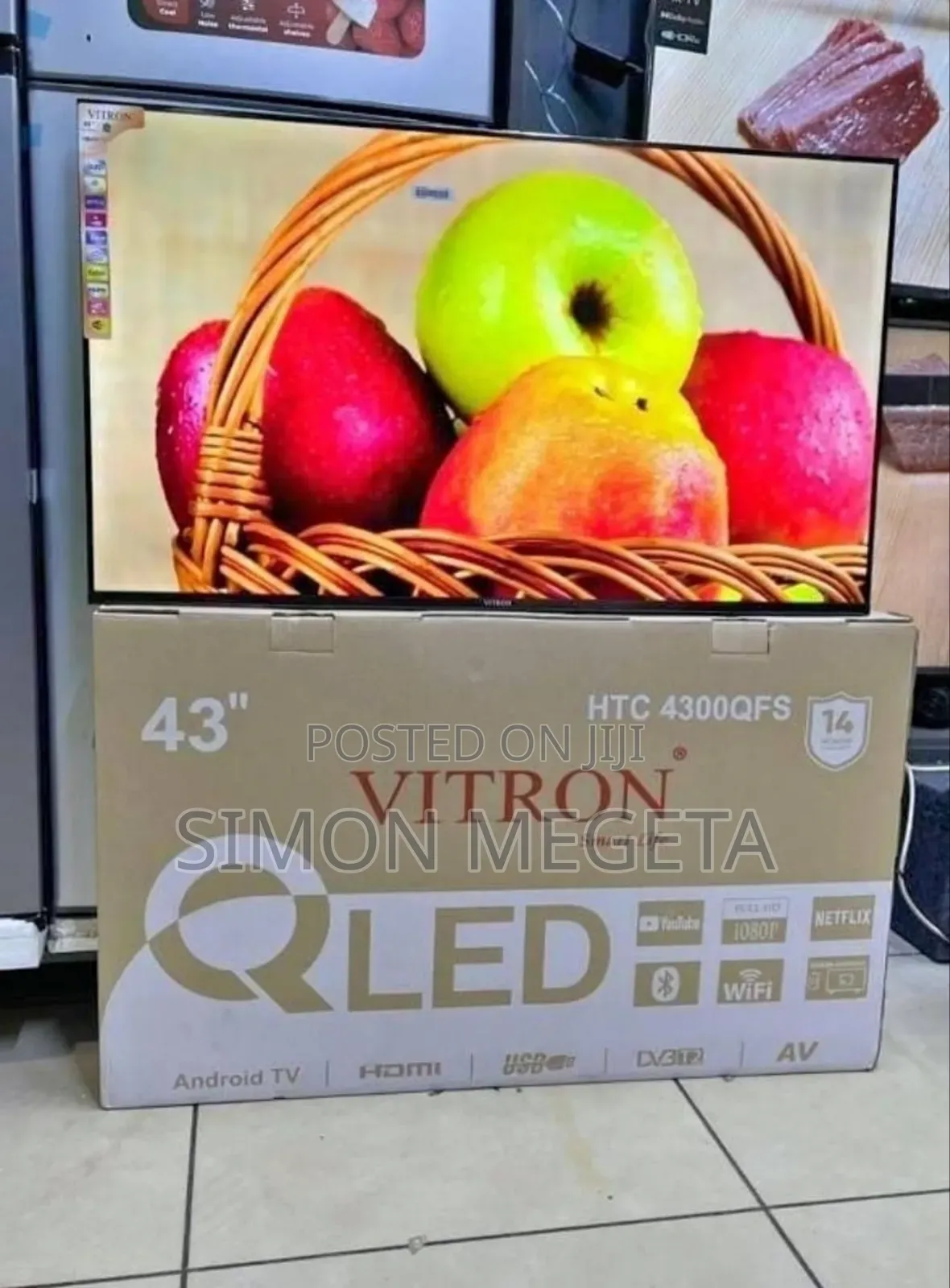 Restocked Qled Vitron 43 Inch Smart Tv