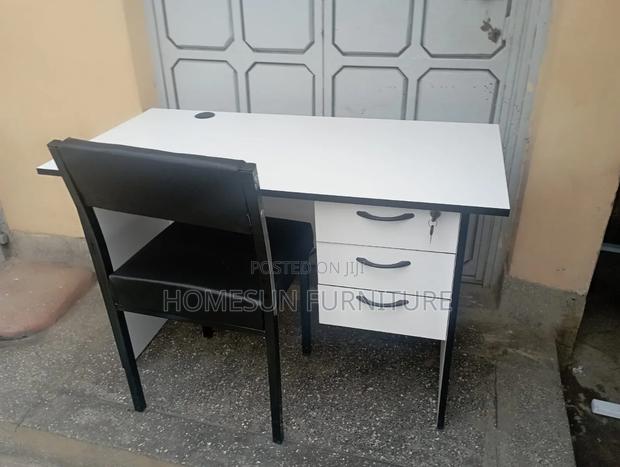 White Office Desk and Caterina Chairs