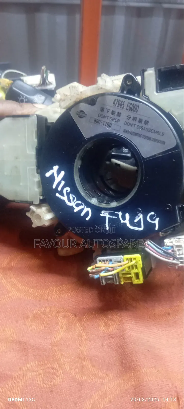 Spiral Cable With Angle Sensor for Nissan Fuga