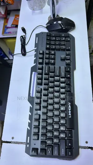 Linnmon RGB Gaming Keyboard – Backlit Led, Durable Stylish