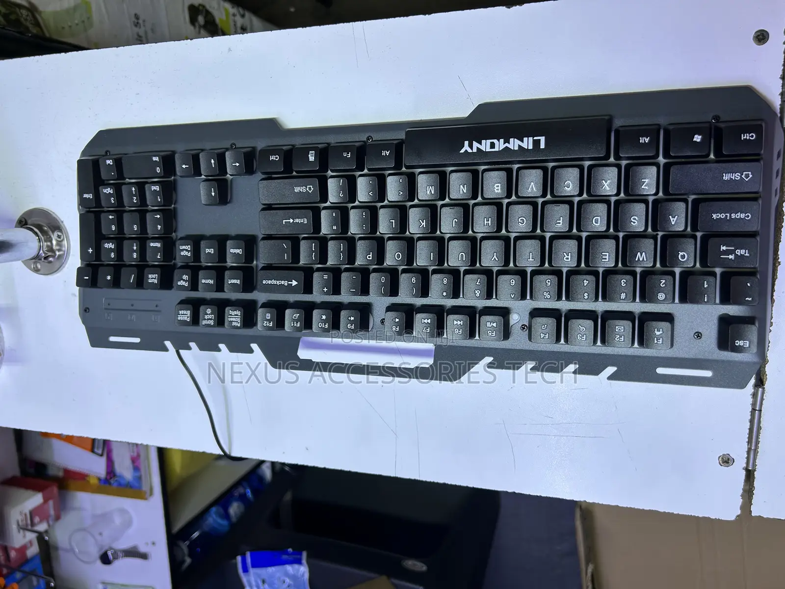Linnmon RGB Gaming Keyboard – Backlit Led, Durable Stylish