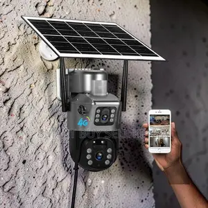 Mobile Monitoring 12mp 4g PTZ Rotating Dual Lens Solar Camera