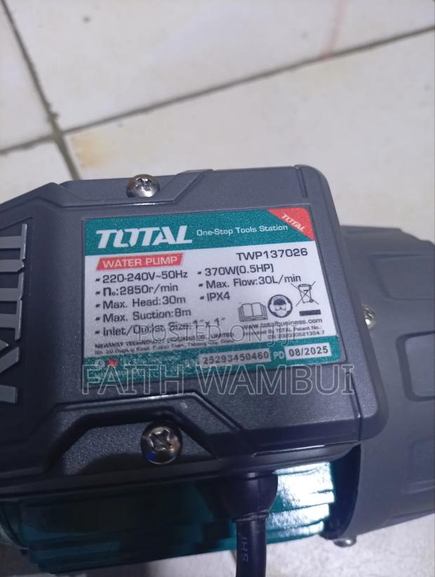 30 Meter Total Water Pump/0.5hp Total Water Pump