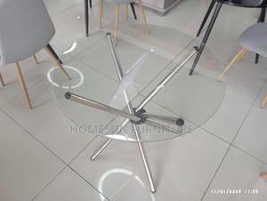 Silver Stands Round Table
