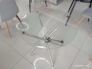 Silver Stands Round Table