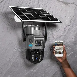 Motion Tracking 12mp 4g PTZ Rotating Dual Lens Solar Security Camera