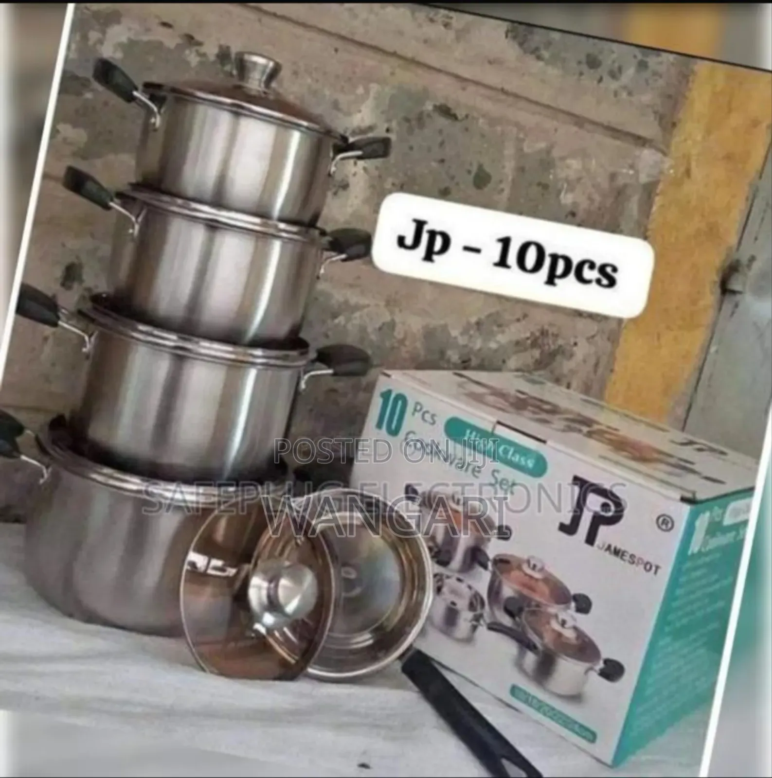 10pcs Jp Stainless Cookware