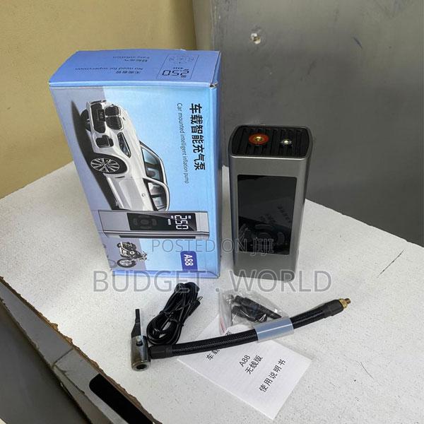 A88 Powerful Mini Tyre Inflator With LCD Display - main view