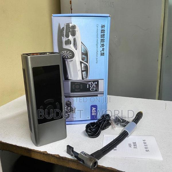. A88 Digital Tyre Inflator Smart Portable Air Pump With Auto Cut-Off