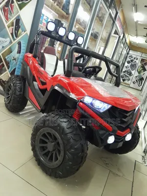 Kids Electric Car With Leather Seats and Rubber Wheels