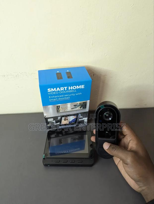 Wireless 1080p Waterproof Video Doorbell With Screen 4.3inch 2 Way
