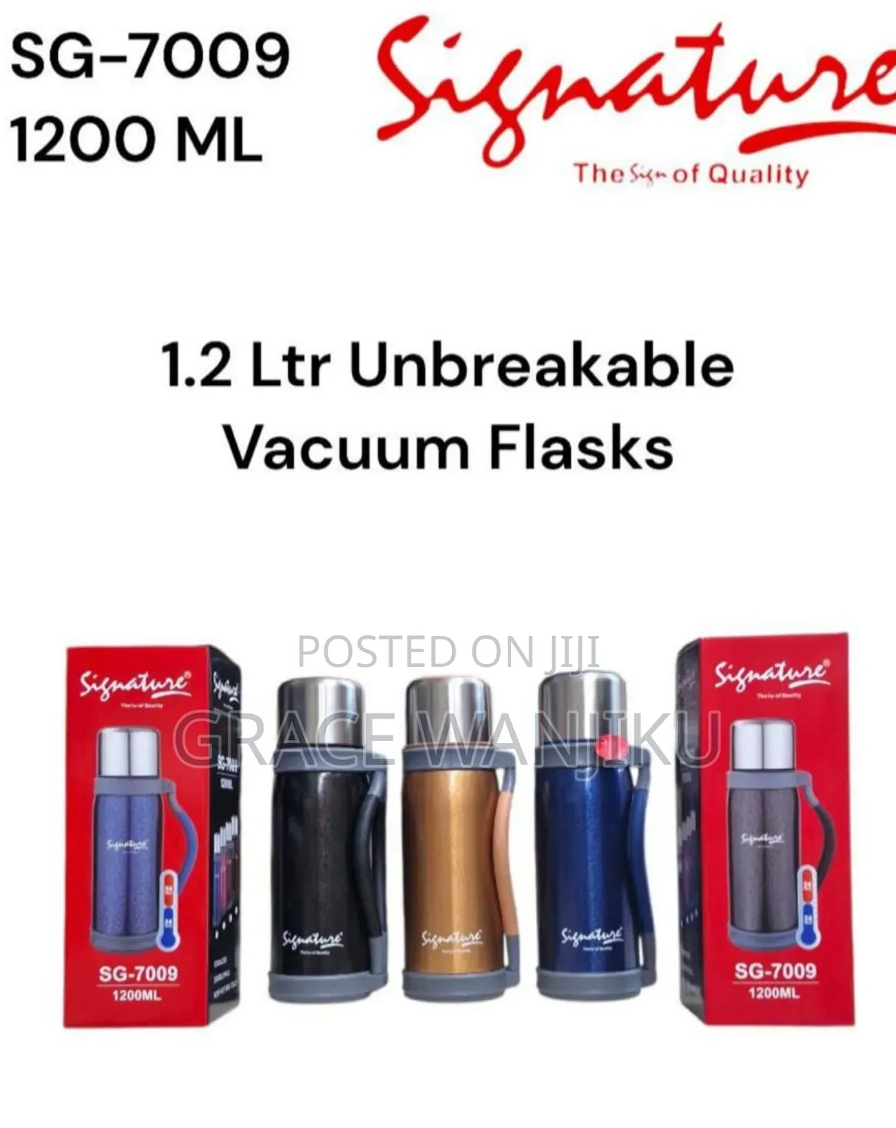 *Signature 1.2ltr Flask