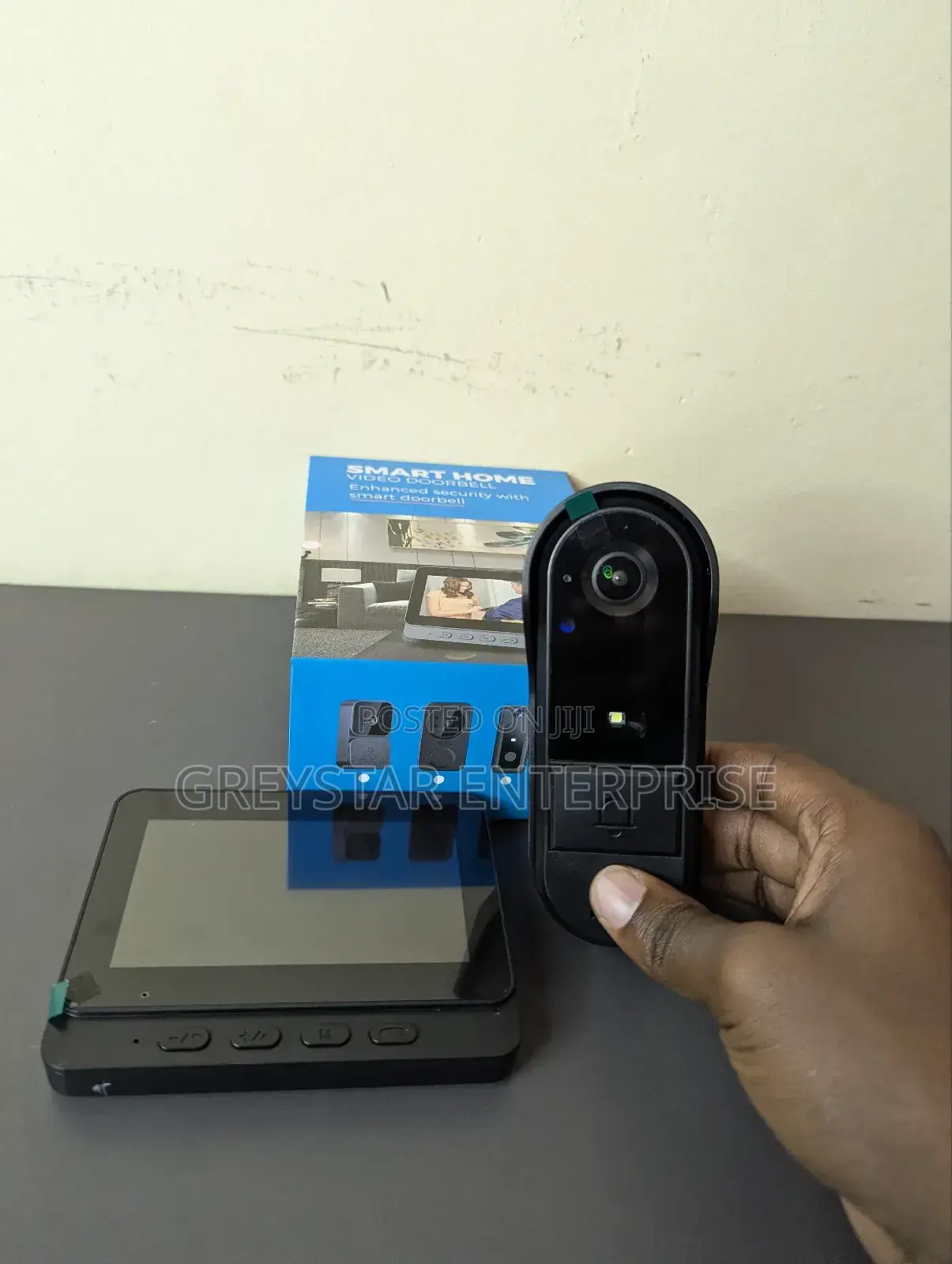 Wireless Video Doorbell With Screen Display 2 Way Intercom Doorbell Hd