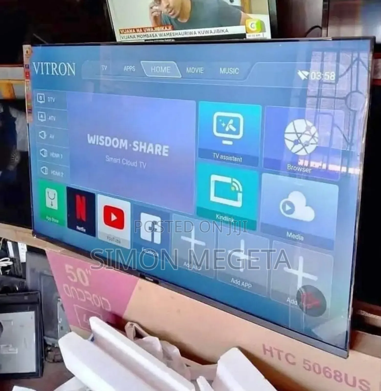 4 K 50 Inch Vitron Android Tv Htc50in