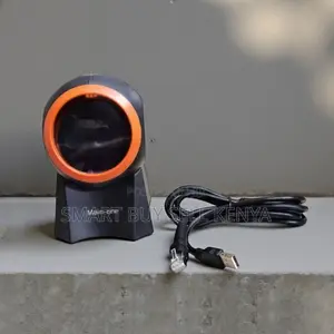 Light Weight 1d/2d Desktop Round Table Mount Barcode Scanner Reader