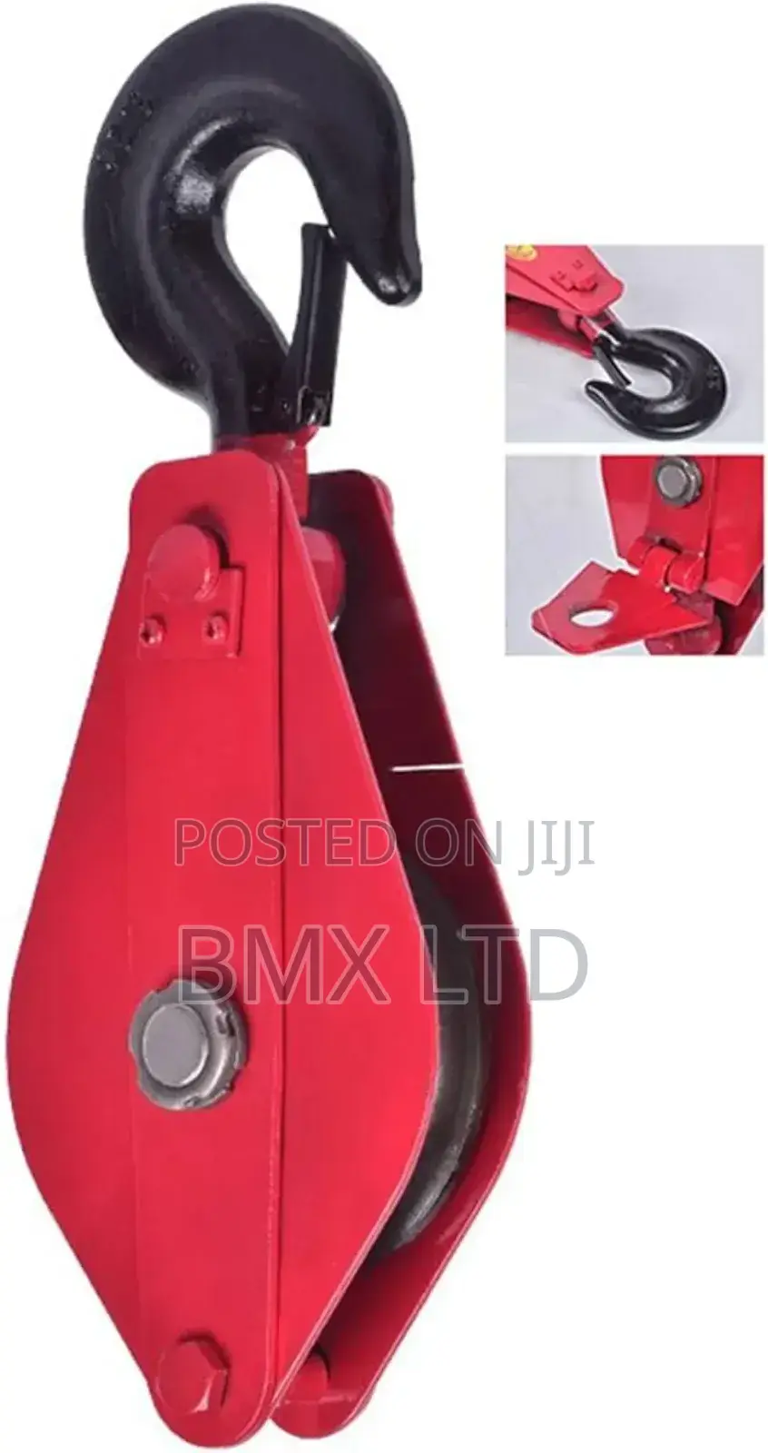 Strong Steel Pulley Wheel Block With Safety Latch System