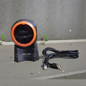 Easy to Operate 1d/2d Round Desktop Table Mount Barcode Scanner Reader
