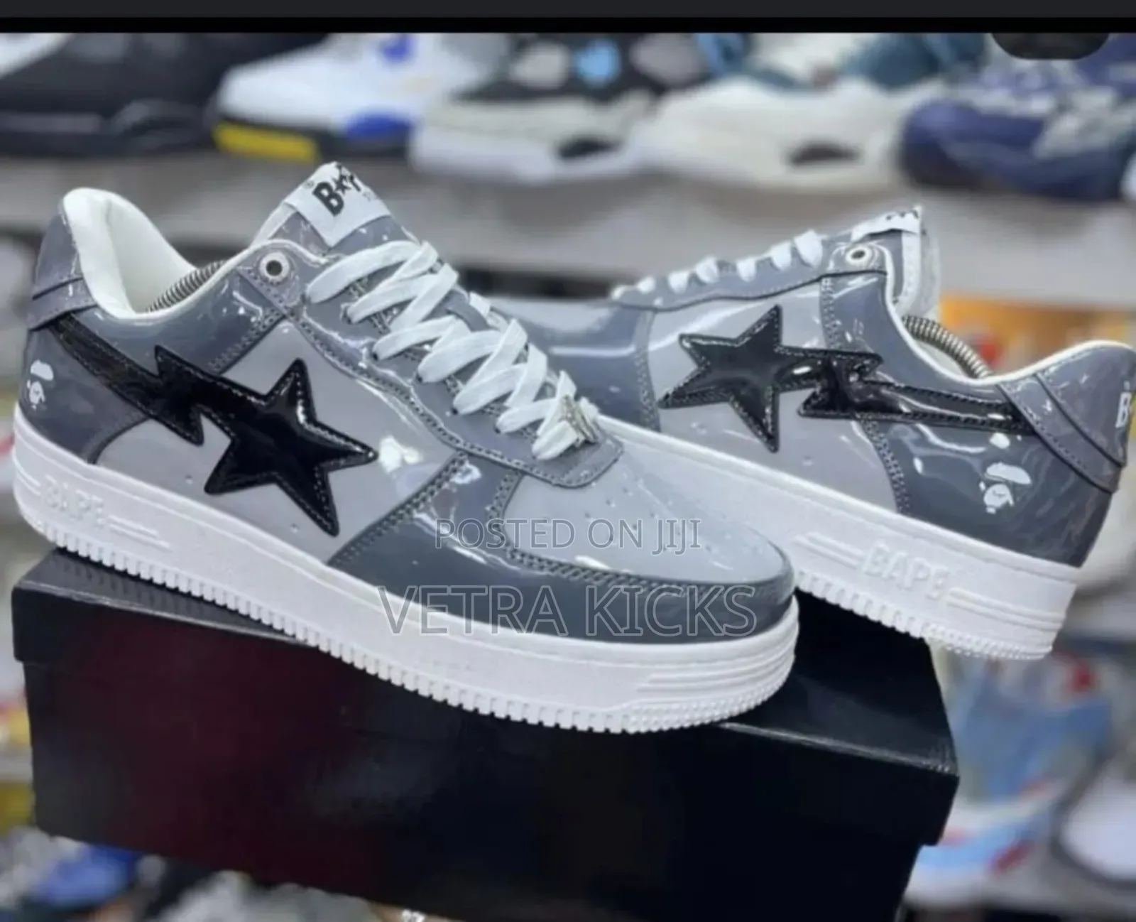 Airforce 1 Bapestar Black Grey