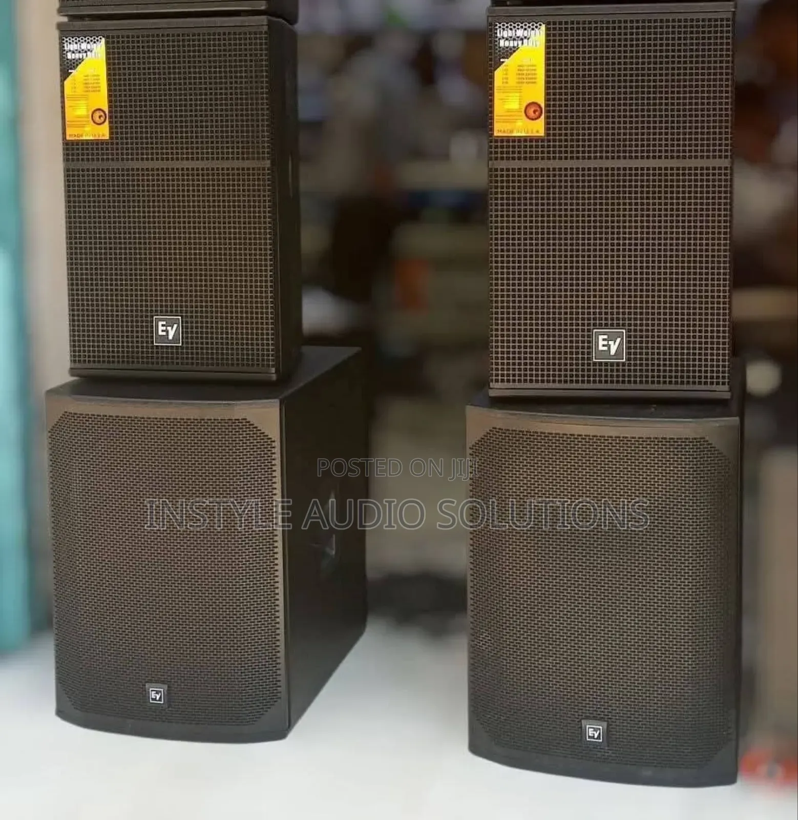Special Offer 2 Ev Mid Range 2 Ev Single Bass Speakers Order