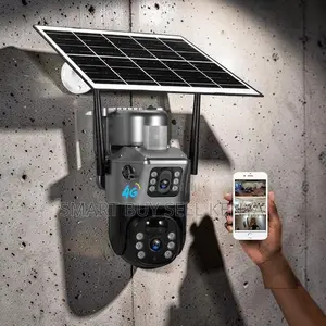 Crystal Clear Footage 12mp 4g PTZ Rotating Dual Lens Solar Camera