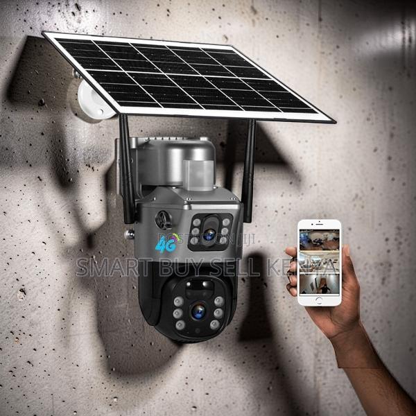 Eco-Friendly Operation 12mp 4g PTZ Rotating Dual Lens Solar Camera