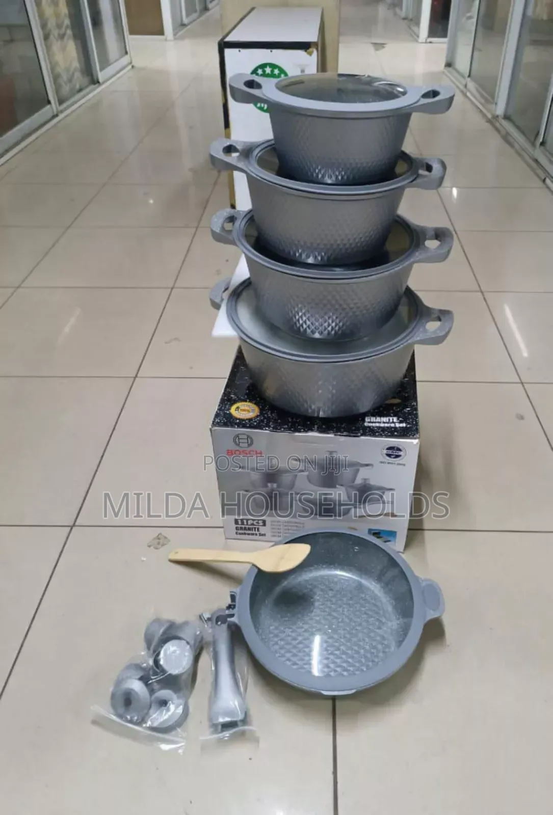 11 PCS Bosch Silicone Cooking Set Pan
