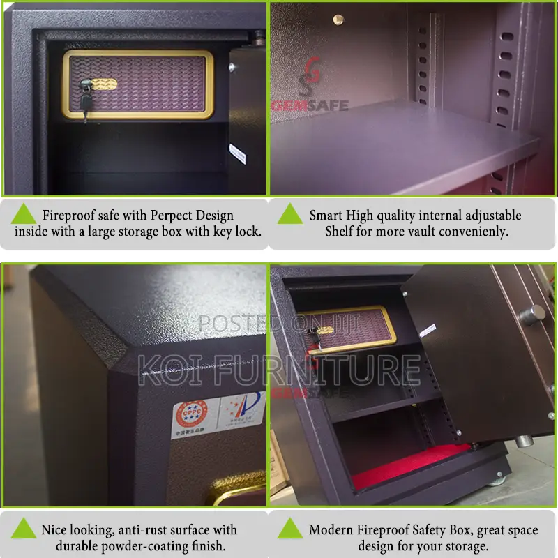 Office Safe : 48 KGS Digital Office Fireproof Safe Box