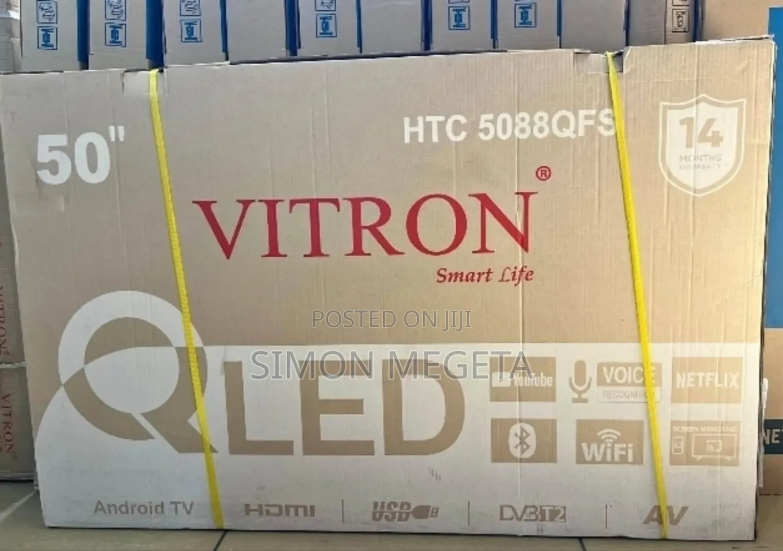 Wifi Enabled 50 Inch Qled Vitron Tv