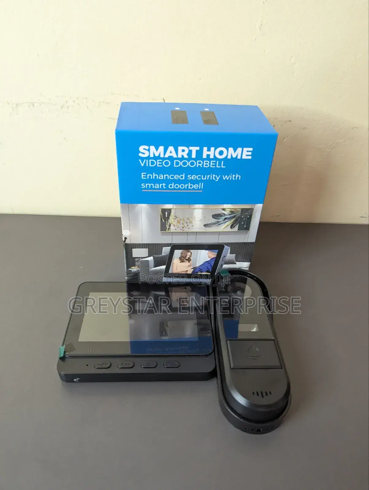 Security Video Doorbell With Screen Night Vision Motion Detection
