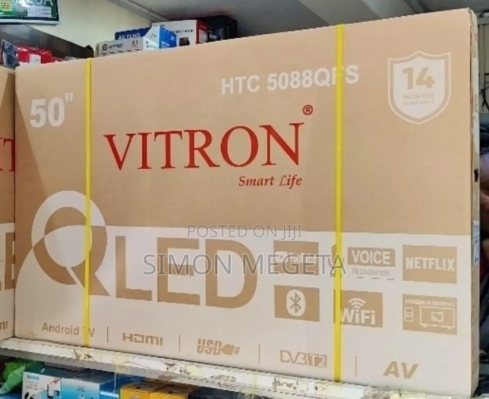 Hdmi Usb 50 Inch Qled Vitron Tv