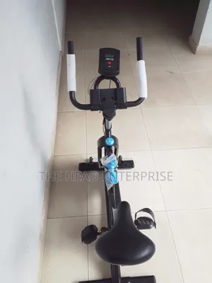 Gym Bike With Spinning Wheel and Monitor