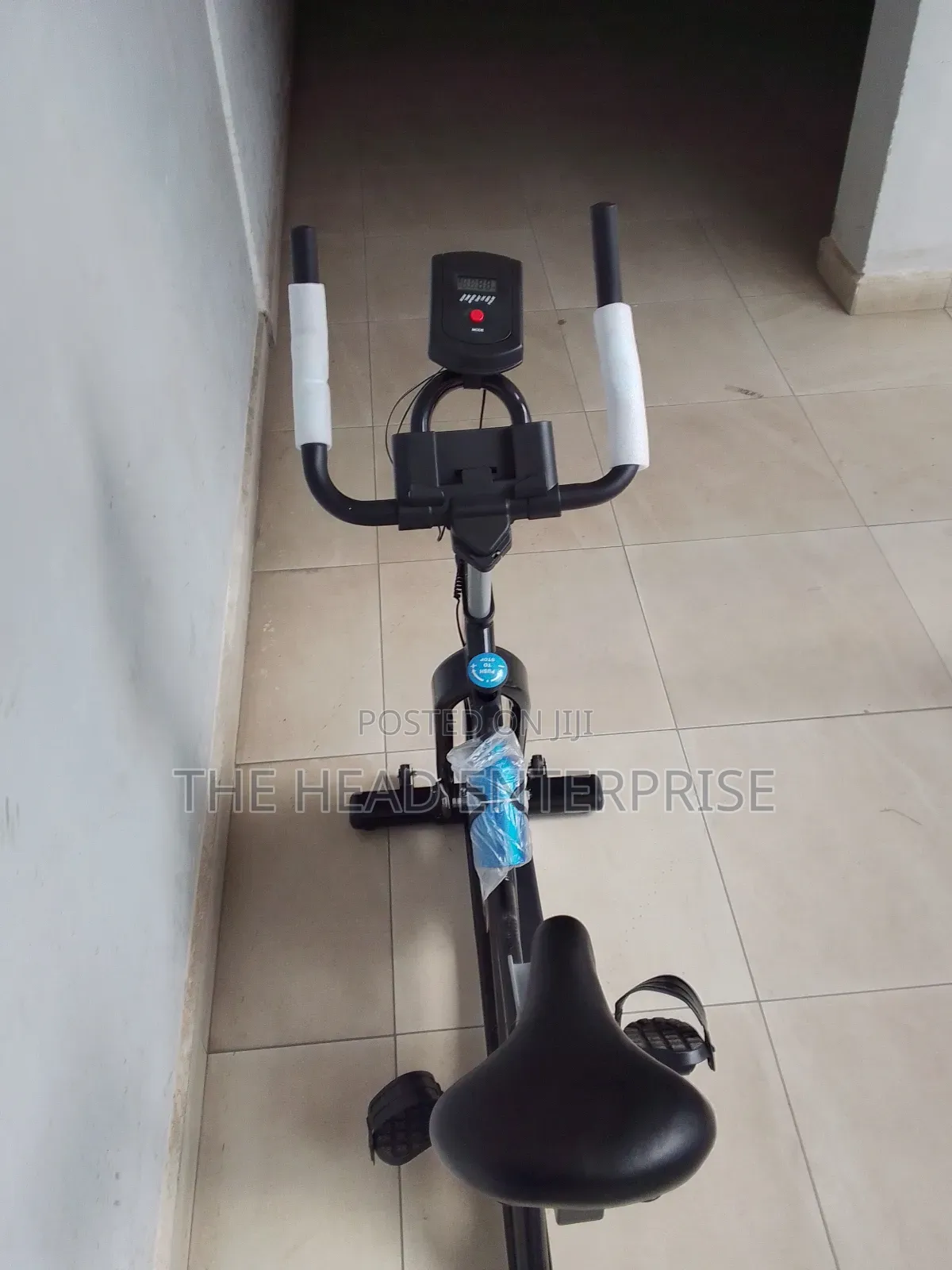 Gym Bike With Spinning Wheel and Monitor