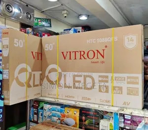 Restocked 50 Inch Qled Vitron Tv