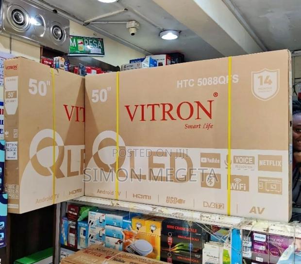 Restocked 50 Inch Qled Vitron Tv