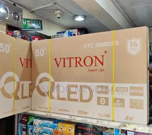Restocked 50 Inch Qled Vitron Tv