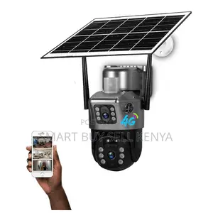 Quick Configuration 12mp 4g PTZ Rotating Dual Lens Solar Camera