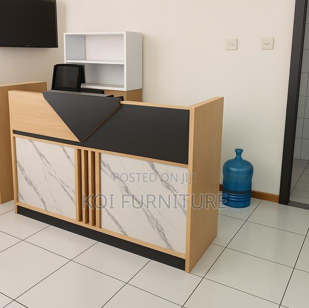 Office Desk : 1.8m Modern Wooden Office Reception Desk - thumbnail 6