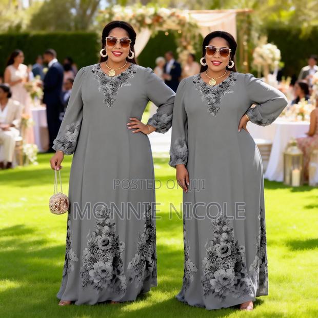 Classy Chiffon Maxi Dress - main view