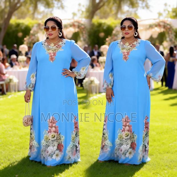 Classy Chiffon Maxi Dress - thumbnail 3